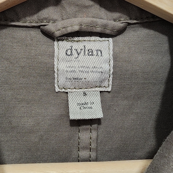 Dylan Cotton Linen Jacket Olive‎ Green Women's Size Small NWOT - Picture 5 of 10
